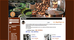 Desktop Screenshot of bonacoffee.com